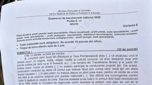 BAC 2023 | Cum se rezolvă subiectele de azi de la istorie. Baremul de corectare