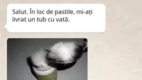 Bancul zilei. În loc de pastile mi-aţi livrat un tub cu vată