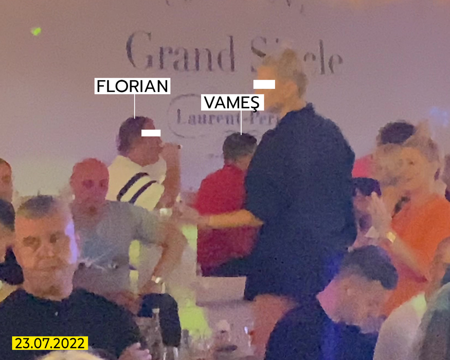 Florian Elvețianul a încercat să se pună bine cu o mână de vameși de la Otopeni, dând o petrecere de neuitat la LOFT Mamaia (Foto: CANCAN.RO)