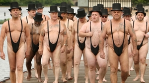 Fac reclama in costumul lui Borat!