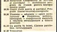 Cum arăta programul TV pe vremea lui Nicolae Ceaușescu. Ce se întâmpla, de fapt, după ora 22:00