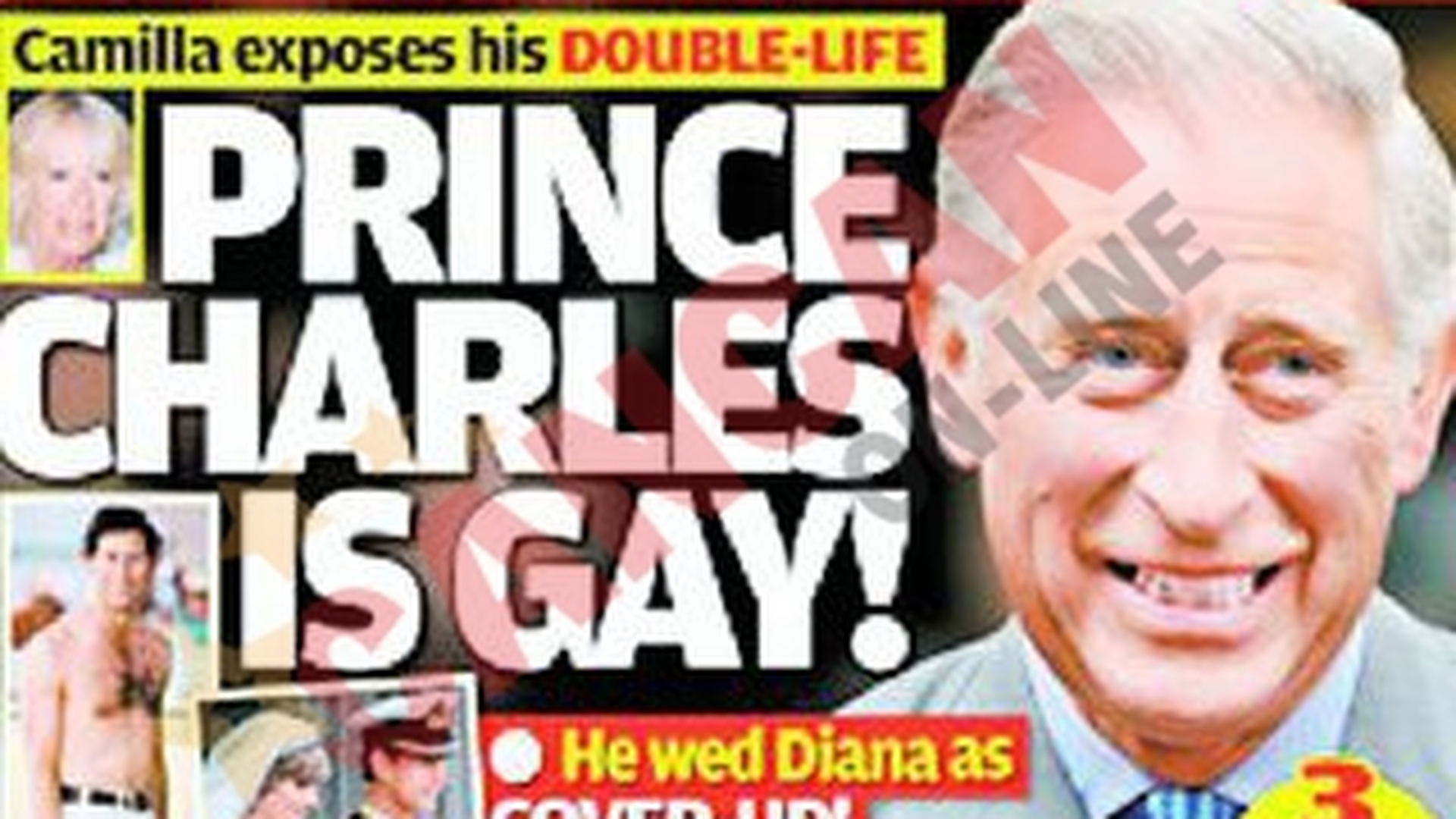Printul Charles se iubeste cu barbati