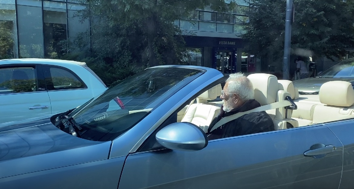 Ovidiu Lipan Țăndărică, într-o decapotabilă de lux / Sursă foto: CANCAN