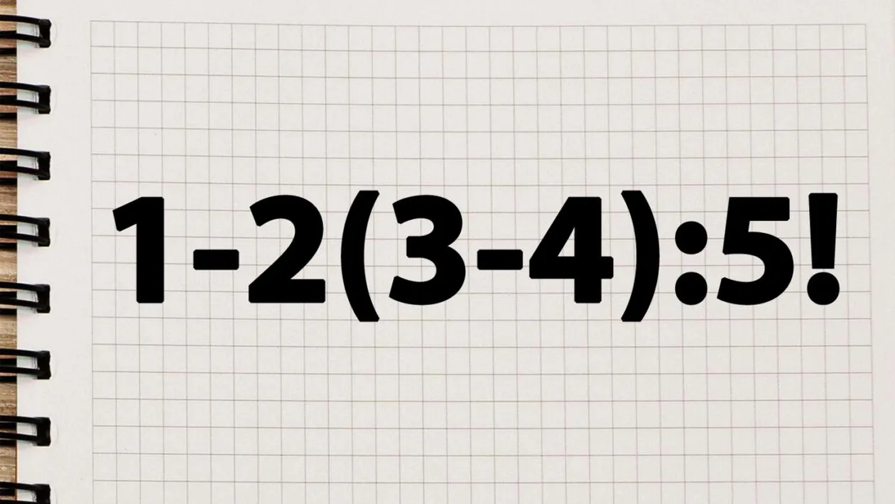 Testul de inteligență la care și geniile greșesc | Rezolvați 1-2(3-4):5!