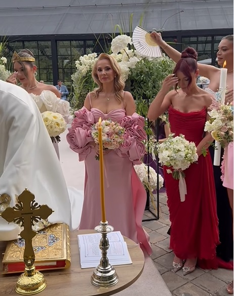 Marius și Liliana Șumudică, la nunta lui Denis Drăguș / Foto: Captură Video