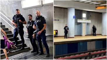 De ce sunt jandarmi cu arme automate la metrou. Ce spune Jandarmeria Română