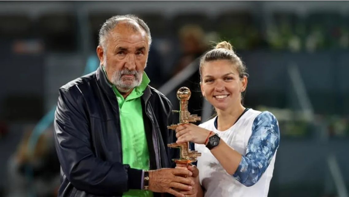 Simona Halep și Ion Țiriac