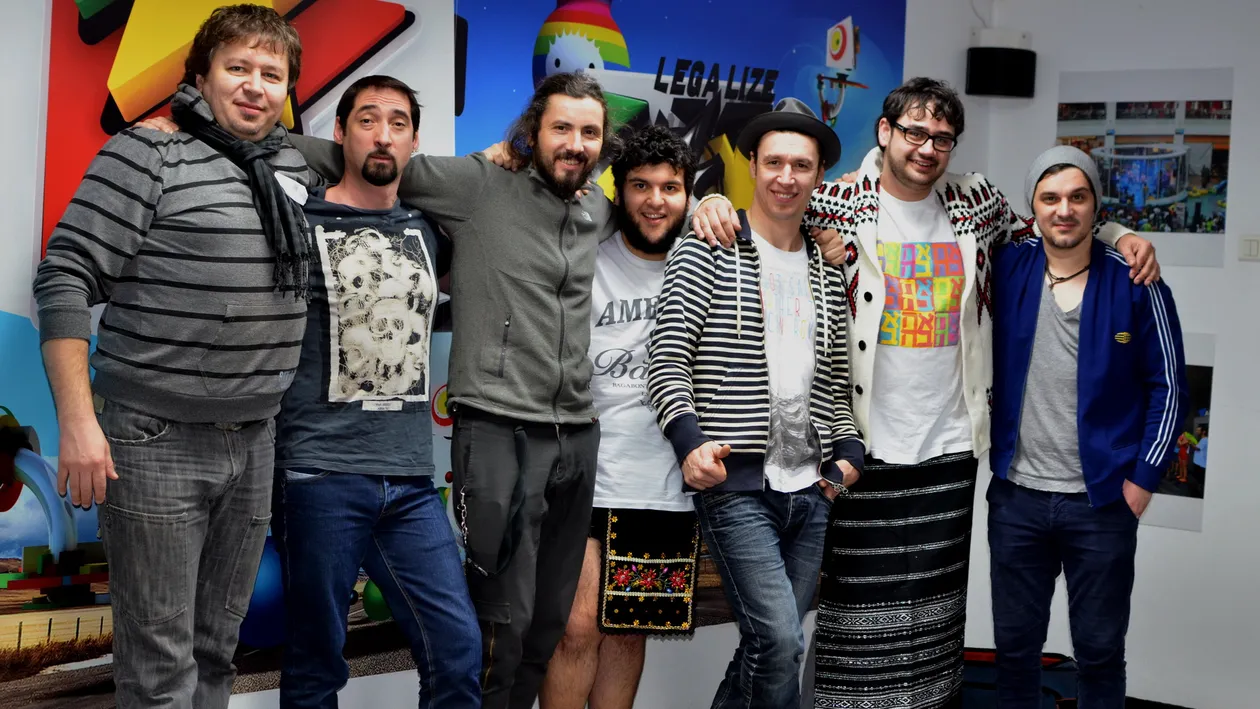 Dj-ii ProFM Nicolai si Gicu si-au pus fotele populare pentru lansarea in premiera a albumul Zdob si Zdub