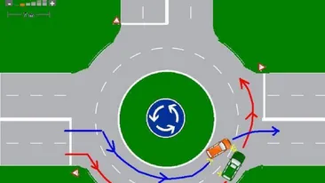 De acum, așa se circulă în sensul giratoriu. Vechea regulă nu se mai aplică