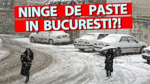 Ninge de Paște în București?! Meteorologii EaseWeather au modificat prognoza