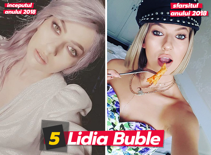 Lidia Buble, schimbare radicală de look