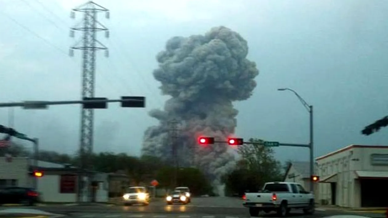 Explozia de la fabrica de îngrăşăminte din Texas a provocat un cutremur! Ce magnitudine a avut