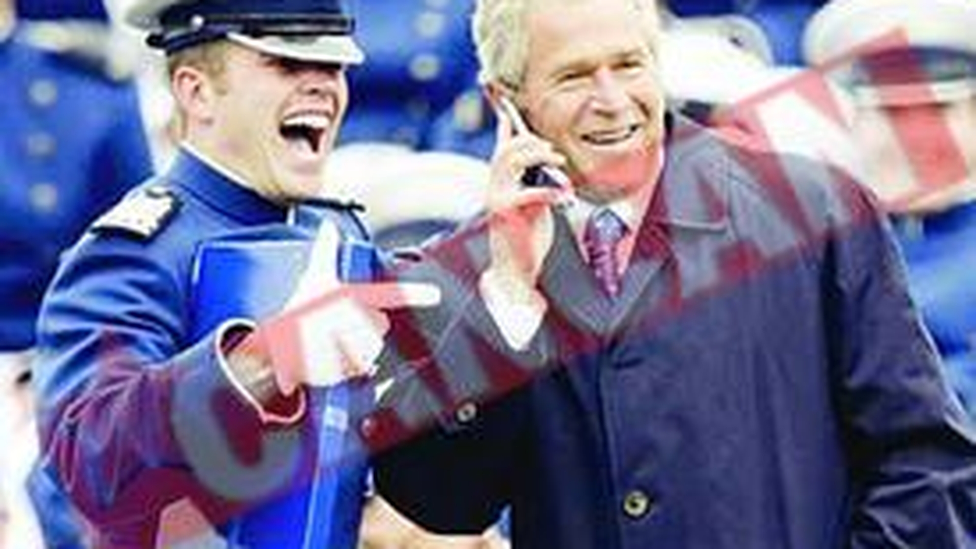 Bush a dansat cu un recrut