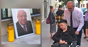 Imaginile durerii! Cum a venit soția marelui actor Alexandru Arșinel la căpătâiul acestuia