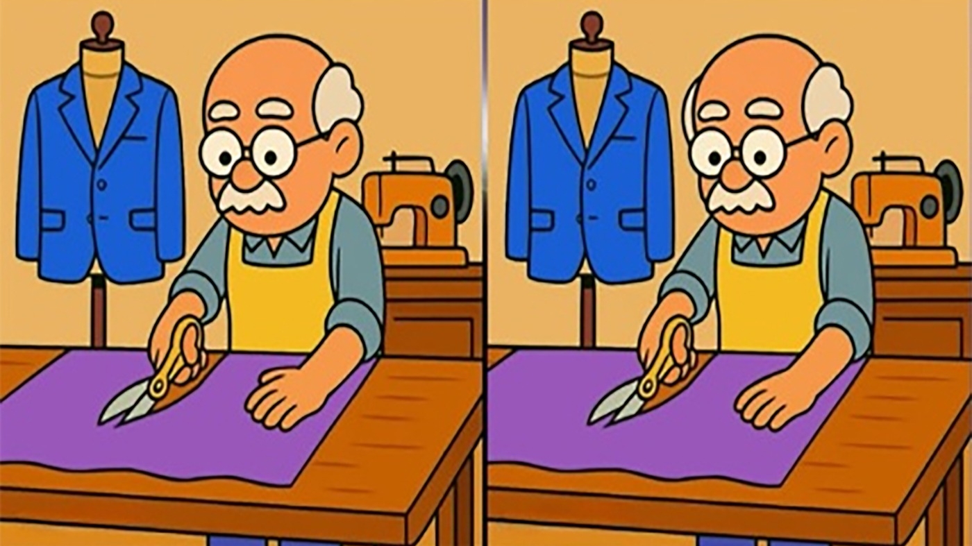 Test de logică | Găsiți toate cele 3 diferențe dintre aceste două imagini, în maximum 35 de secunde