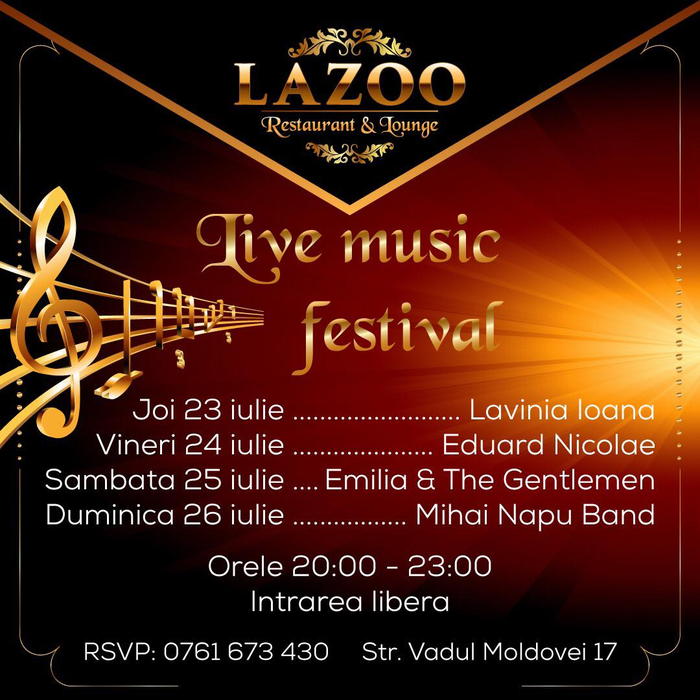 Distracția continuă la LAZOO Restaurant & Lounge! Show de excepție de joi până duminică