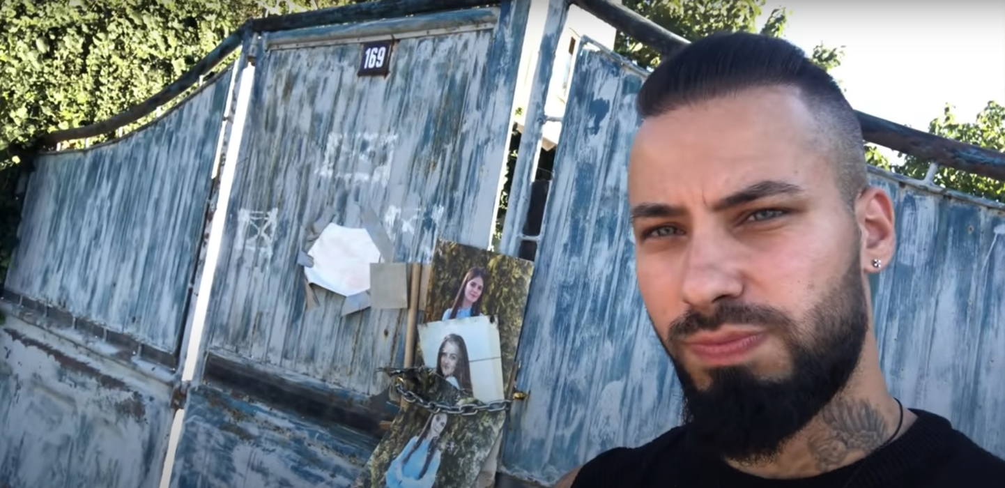 Ex-concurentul de la "Puterea Dragostei" și-a făcut curaj să filmeze în casa monstrului din Caracal