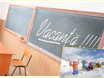 Când începe vacanța de iarnă 2026. Câte zile libere au elevii, de fapt