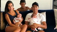 Cristiano Ronaldo, tătic pentru a patra oară! Prima imagine cu Georgina Rodriguez şi fetiţa ei, de pe patul de spital