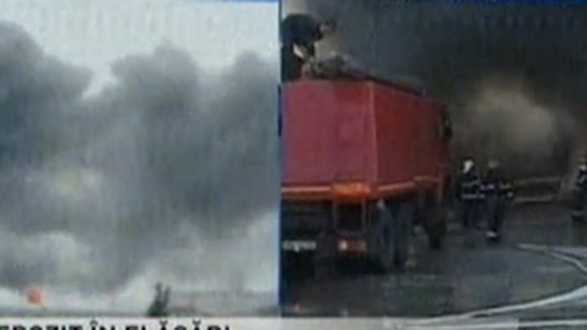 Incendiul de la depozitul din Voluntari, stins abia dupa opt ore!
