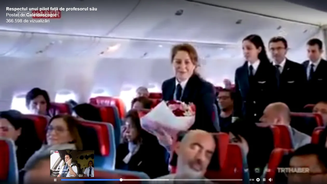 Mesajul impresionant pe care pilotul i l-a transmis unui pasager, după aterizare! Călătorilor le-au dat lacrimile VIDEO