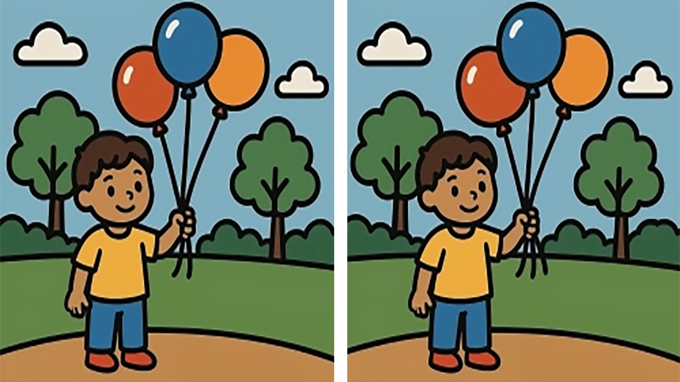 Test de inteligență | 3 diferențe în 49 de secunde: Le puteți identifica?