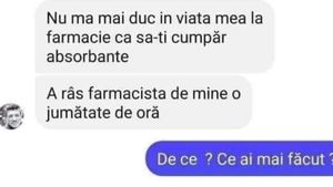 BANC | ”Nu mă mai duc în viața mea la farmacie”