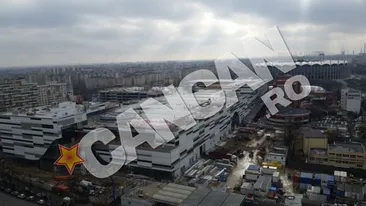 Muncitorii lucreaza pe repde-nainte! Avem imagini exclusive din interiorul celui mai mare mall din Capitala!