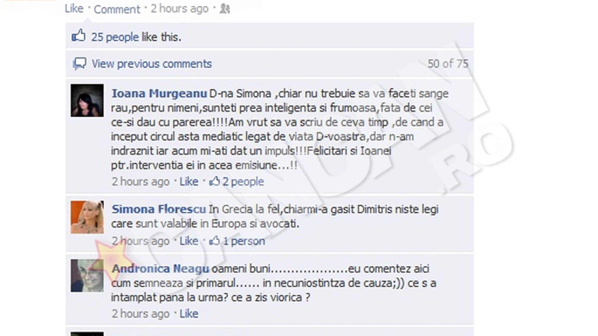 Simona Florescu a luat foc dupa ce Ionita i-a cantat la balcon: "Langa Viorica de la Clejani nu va sta niciodata un barbat inteligent”