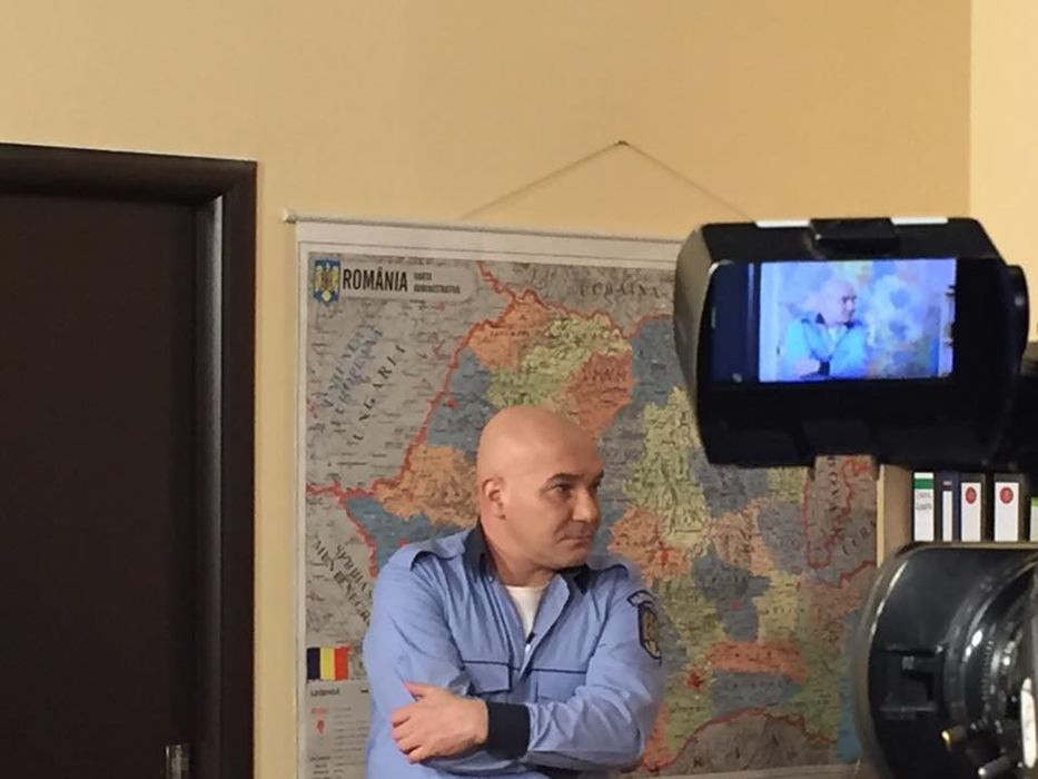 Polițistul Poponeț, personajul interpretat de Justinian Radu