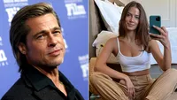 O nouă bombă în showbiz-ul internațional! Noua iubită a lui Brad Pitt este căsătorită cu un bărbat, în vârstă de 68 de ani