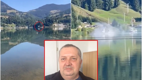 S-a aflat cine era bărbatul care pilota aeronava care s-a prăbușit în lacul Colibița. Copilotul, în stare de șoc, a făcut declarații