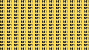 Test de perspicacitate | Găsiți numărul 101 în maximum 3 secunde!