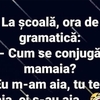 BANCUL ZILEI | La școală, ora de gramatică: „Cum se conjugă mamaia?”