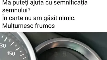 BANC | Mă puteți ajuta cu semnificația semnului? În carte nu am găsit nimic!