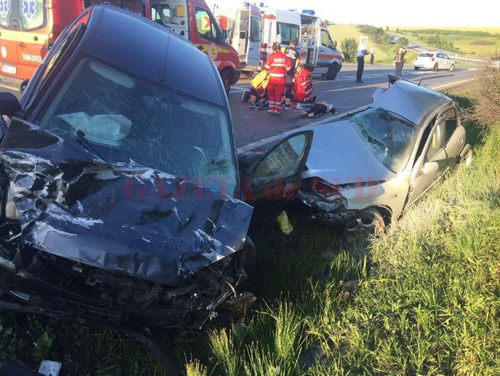 Locul accidentului în care cei doi tineri și-au pierdut viața
