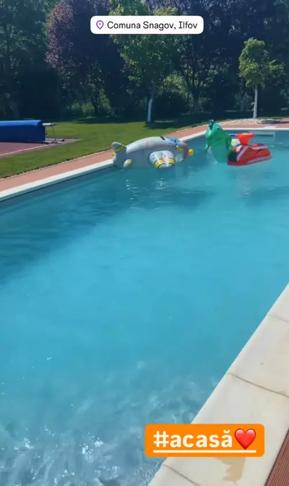 Mirela Vaida are „parc de distracții” acasă! Cum arată grădina vilei din Snagov. Teren de baschet + piscină