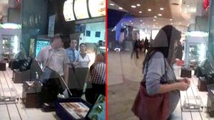 Iubita lui Costelus Casuneanu isi face poftele la mall. Si-a “hranit” bebelusul cu inghetata!