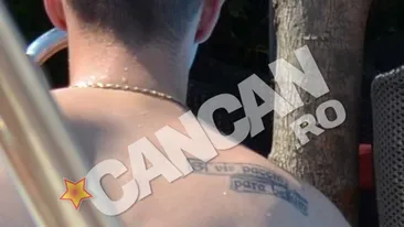 Andrei Nastase si-a tatuat pe umar o expresie celebra din perioada romanilor: Daca vrei pace, pregateste-te de razboi