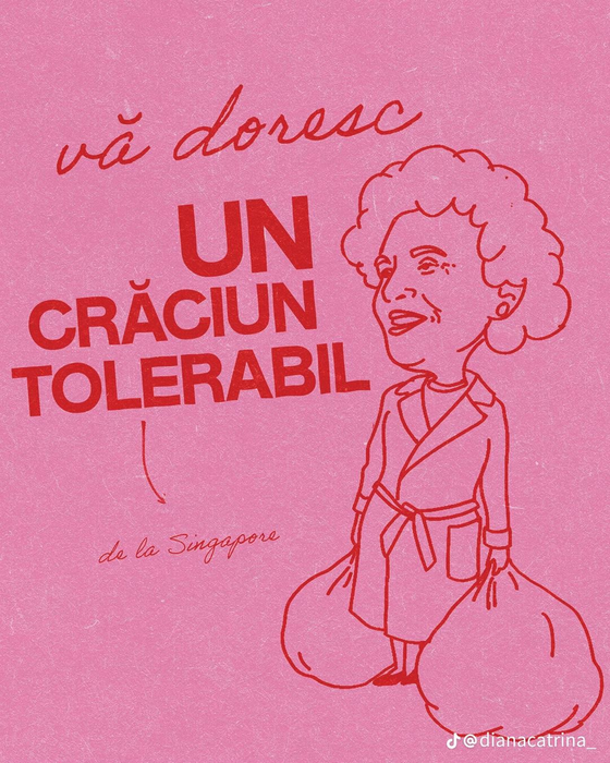 Expresia ”Un Crăciun tolerabil” a devenit virală pe TikTok/ sursă foto: social media