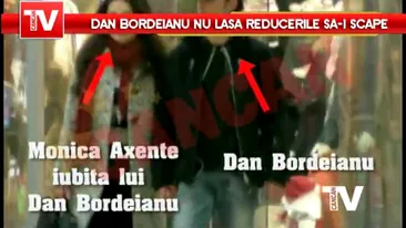 Dan Bordeianu si iubita lui au facut cumparaturi de la reduceri