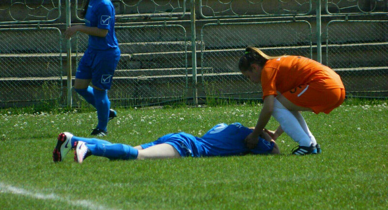 Georgiana a avut o scurtă carieră fotbalistică la FC Onești