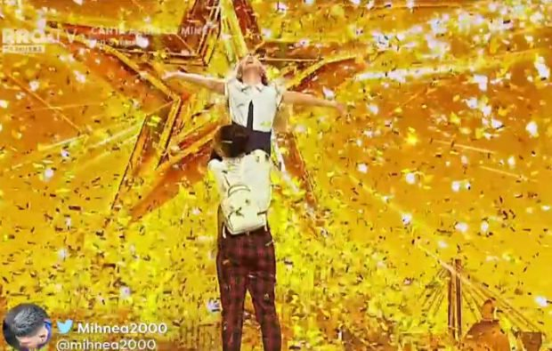 O gimnastă de 10 ani a luat Golden Buzz la “Românii au talent”! Andra a rămas fără cuvinte