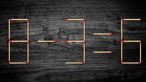 Test IQ cu chibrituri | Mutați două bețe pentru a corecta 8 - 3 = 6