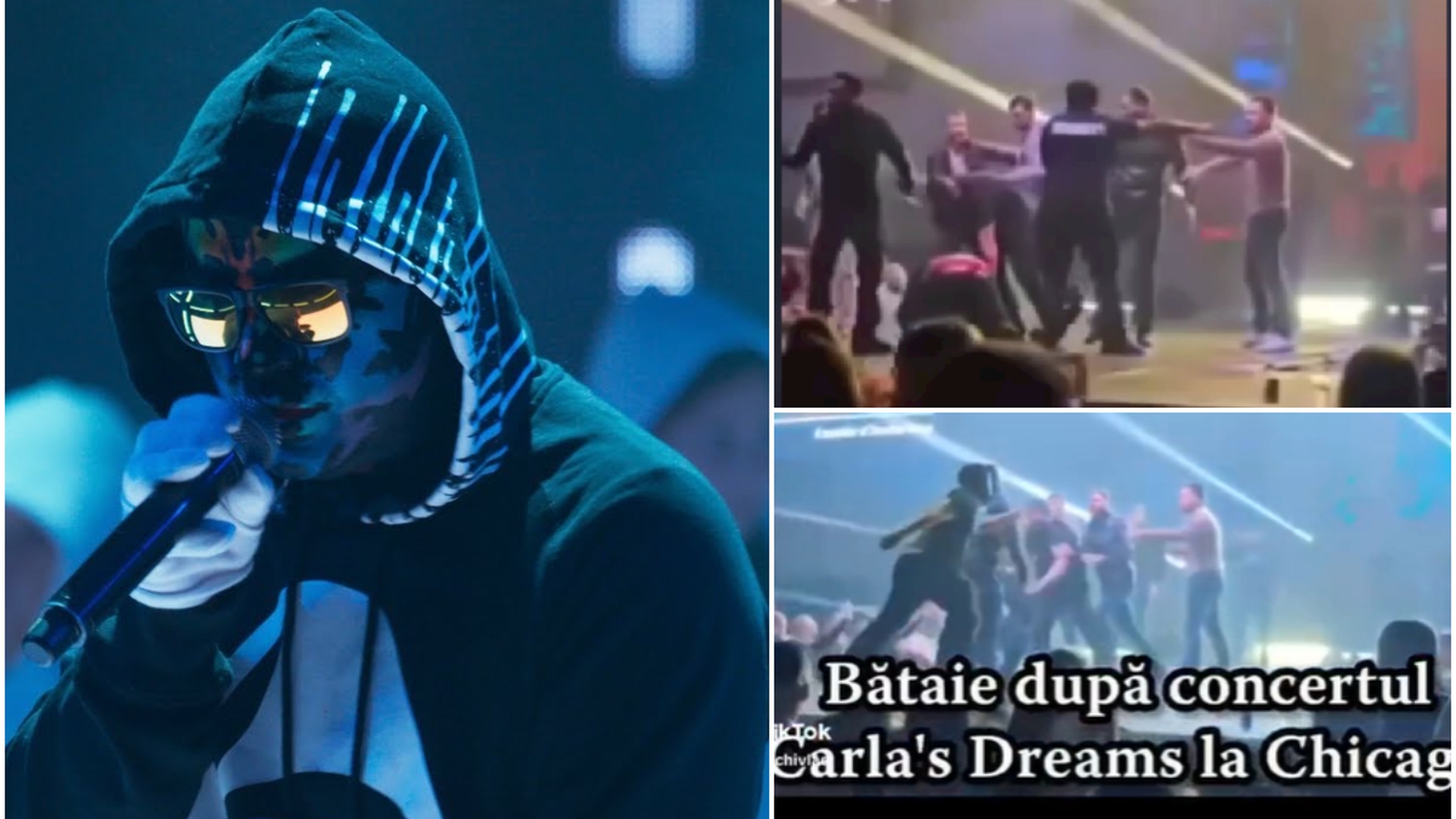 Carla's Dreams prinși într-o bătaie generală! Pumni și lovituri dure din cauza concertului din Chicago susținut de trupa din Moldova