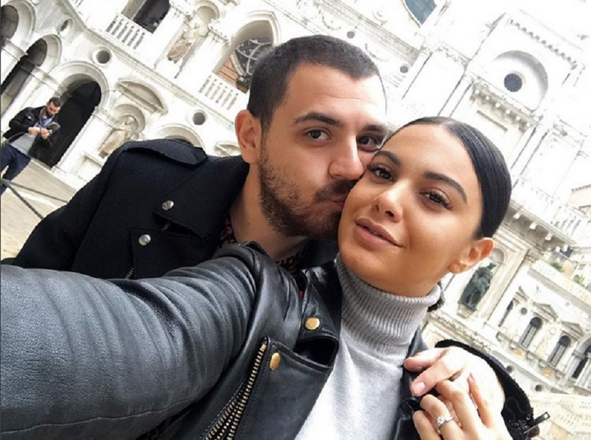 Fiica lui Florin Salam locuieşte cu logodnicul ei, Cătălin Vişănescu. Sursa foto: Instagram