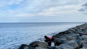 Imagini surprinzătoare pe o plajă din Constanța. Ce au putut face două adolescente. FOTO