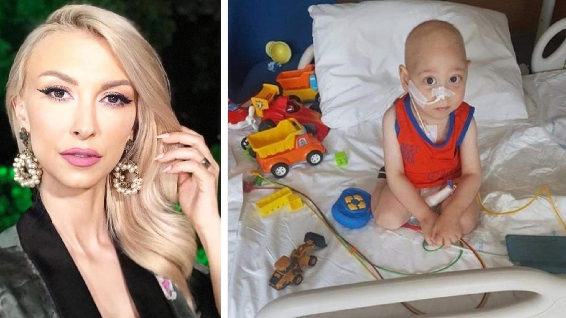 Andreea Bălan, apel disperat pentru salvarea lui David, un băiețel de 1 an și jumătate diagnosticat cu o boală rară