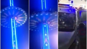 Distracție care ar fi putut să se termine tragic. O roată dintr-un parc de distracții s-a prăbușit la un bâlci, iar 50 de persoane au fost rănite