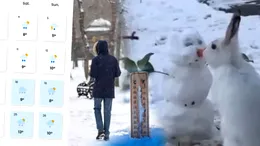 Ninge până pe 26 aprilie! Meteorologii EaseWeather au modificat prognoza: orașele din România în care iarna se încăpățânează să plece